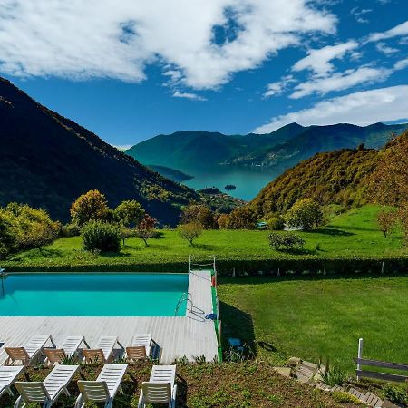 Cozy Chalet At Marone Lake Lombardy With Pool Luaran gambar