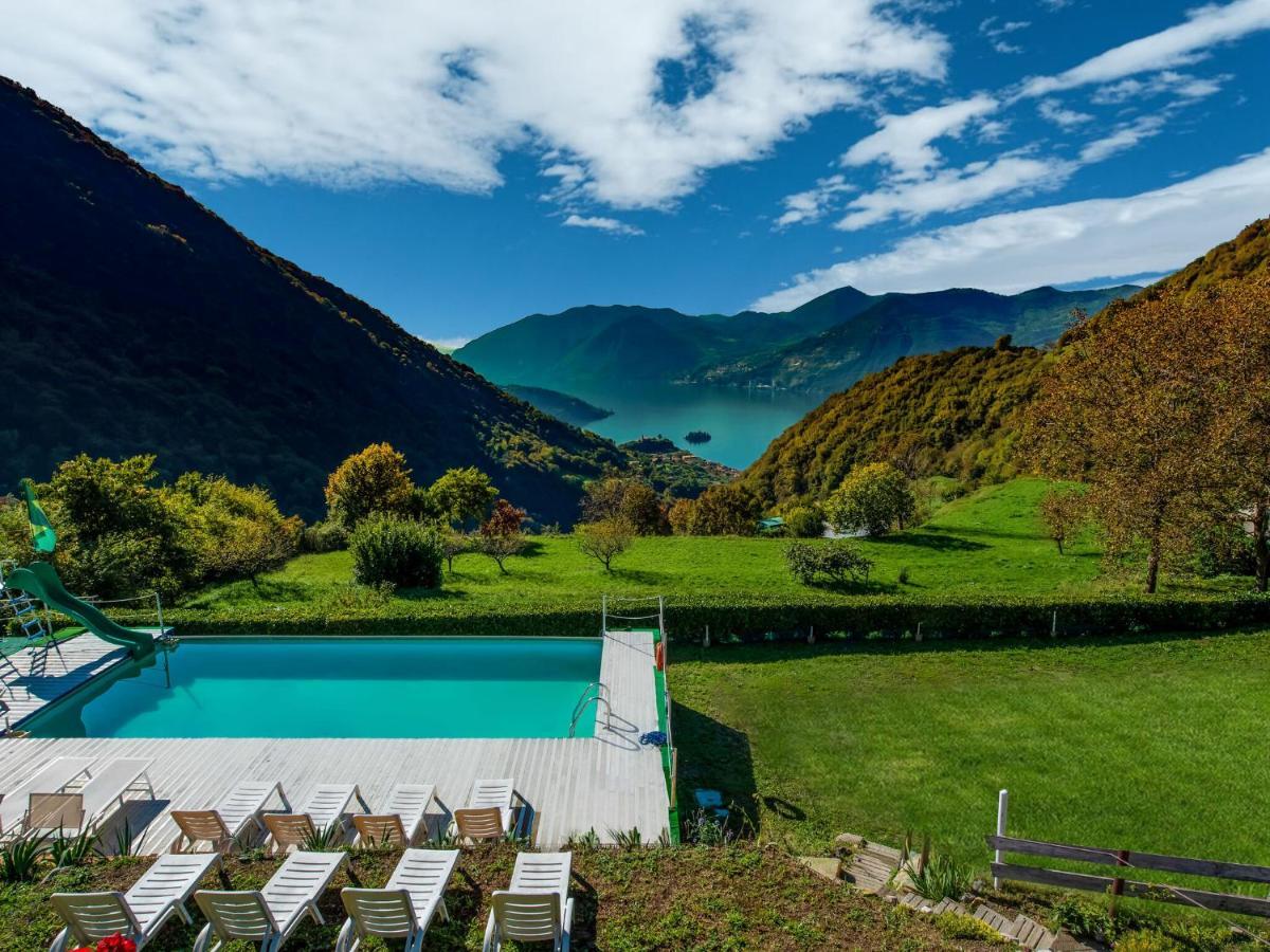 Cozy Chalet At Marone Lake Lombardy With Pool Luaran gambar